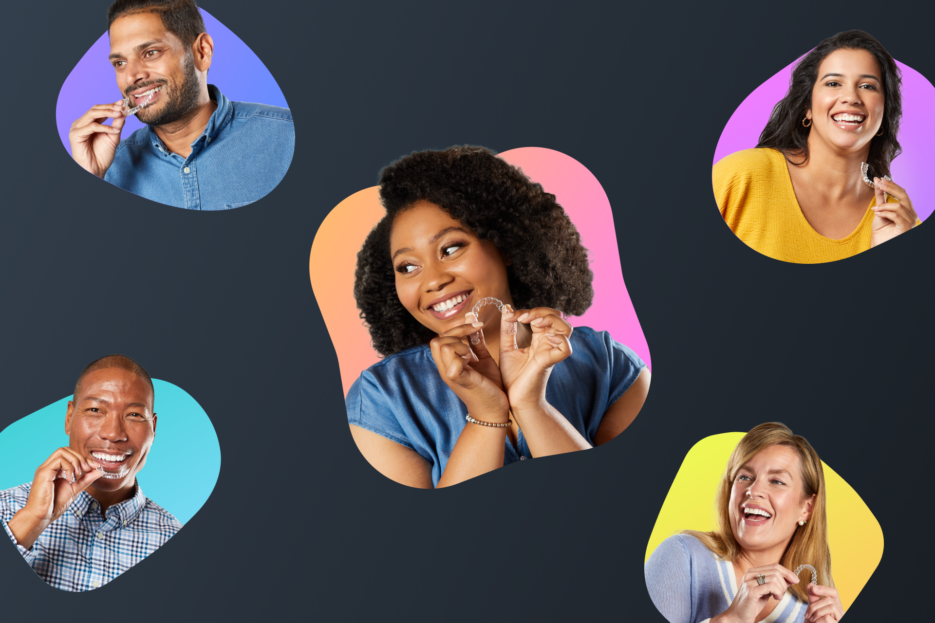 Smiling SureSmile customers