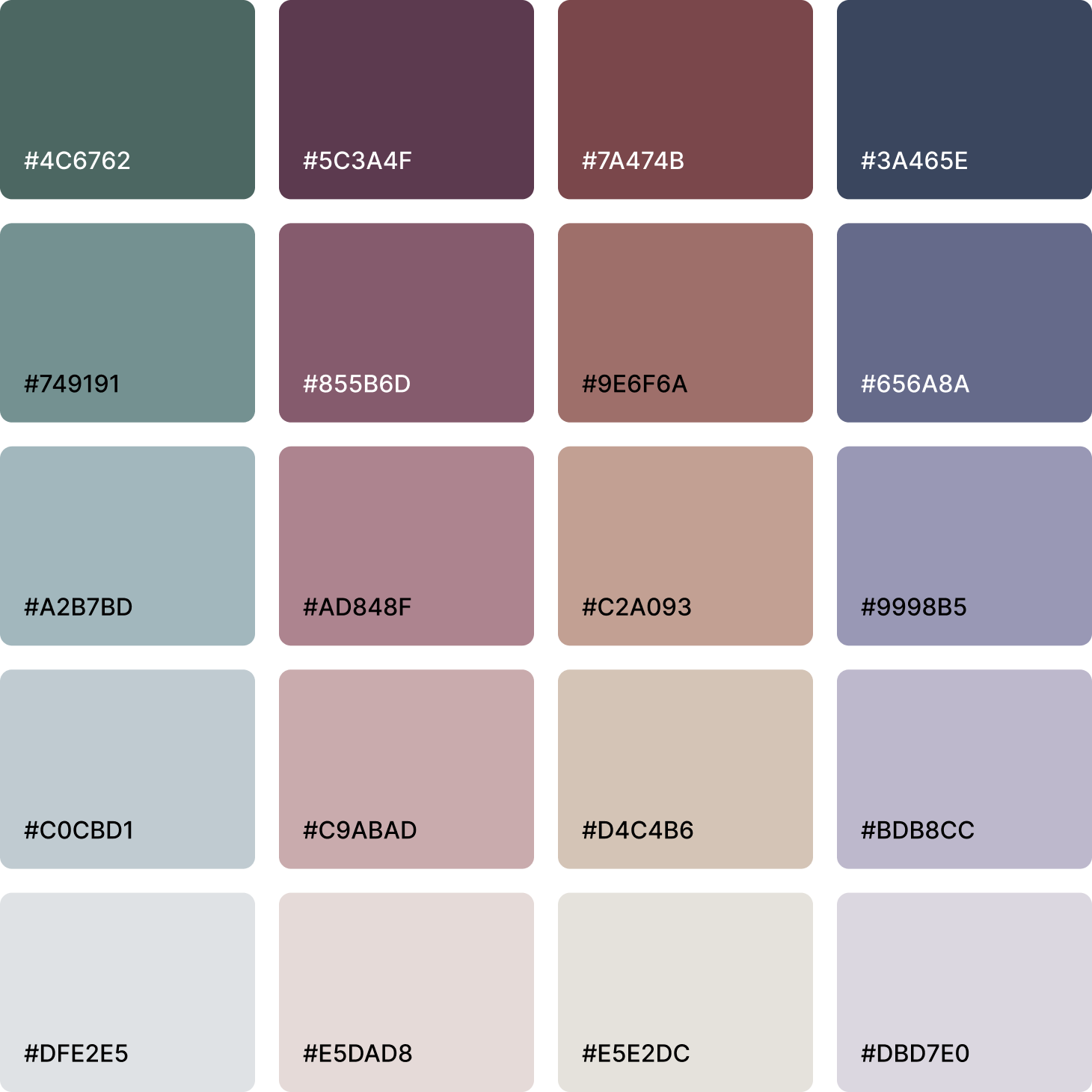 Color palette